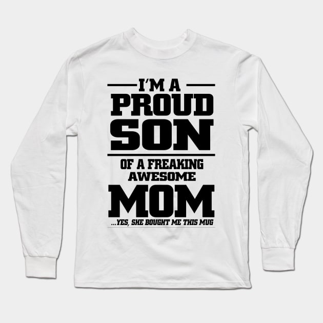 proud son Long Sleeve T-Shirt by TshirtsCintia